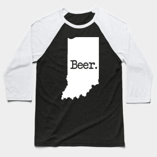 Indiana Beer IN Baseball T-Shirt